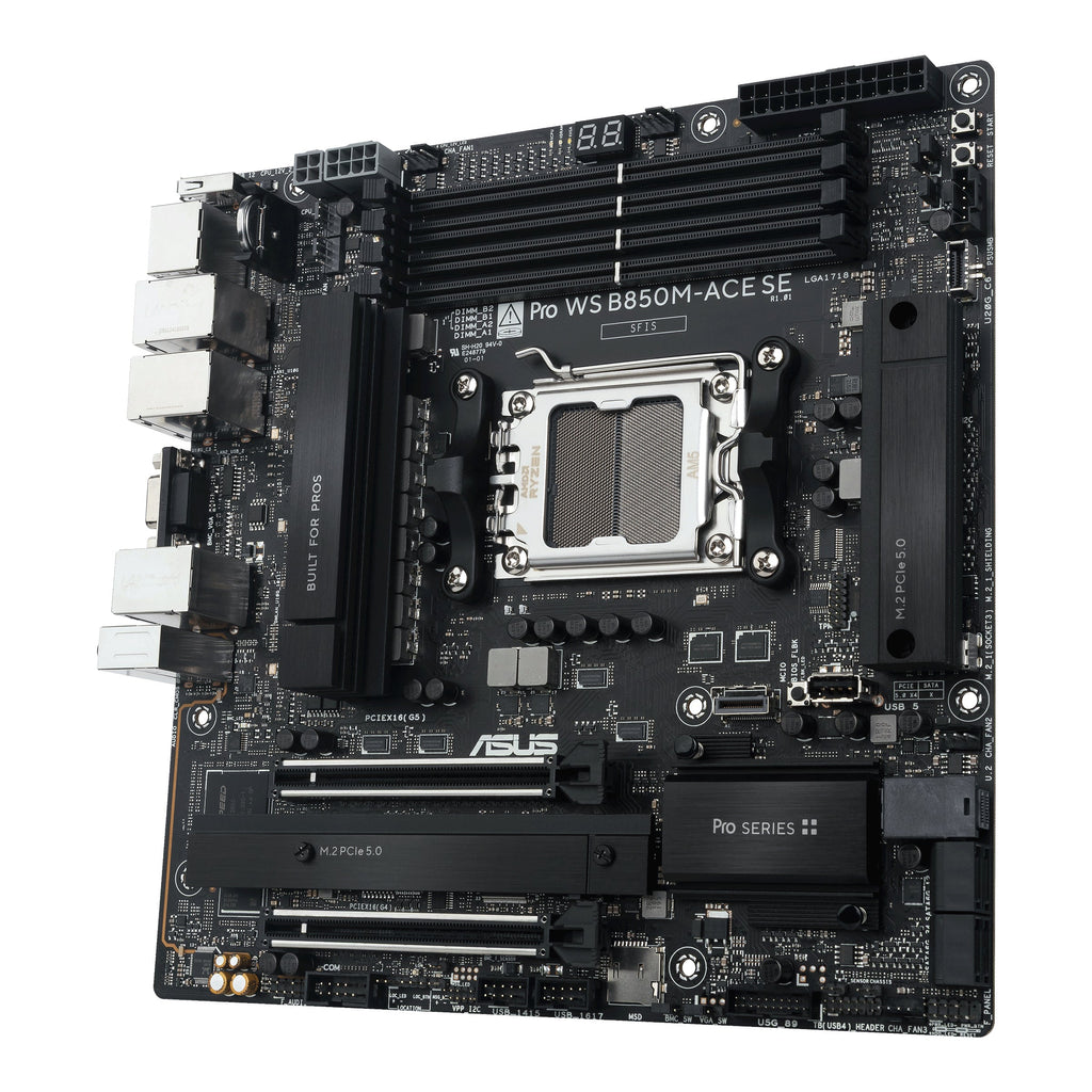 ASUS PRO WS B850M-ACE SE AMD B850 Socket AM5 micro ATX